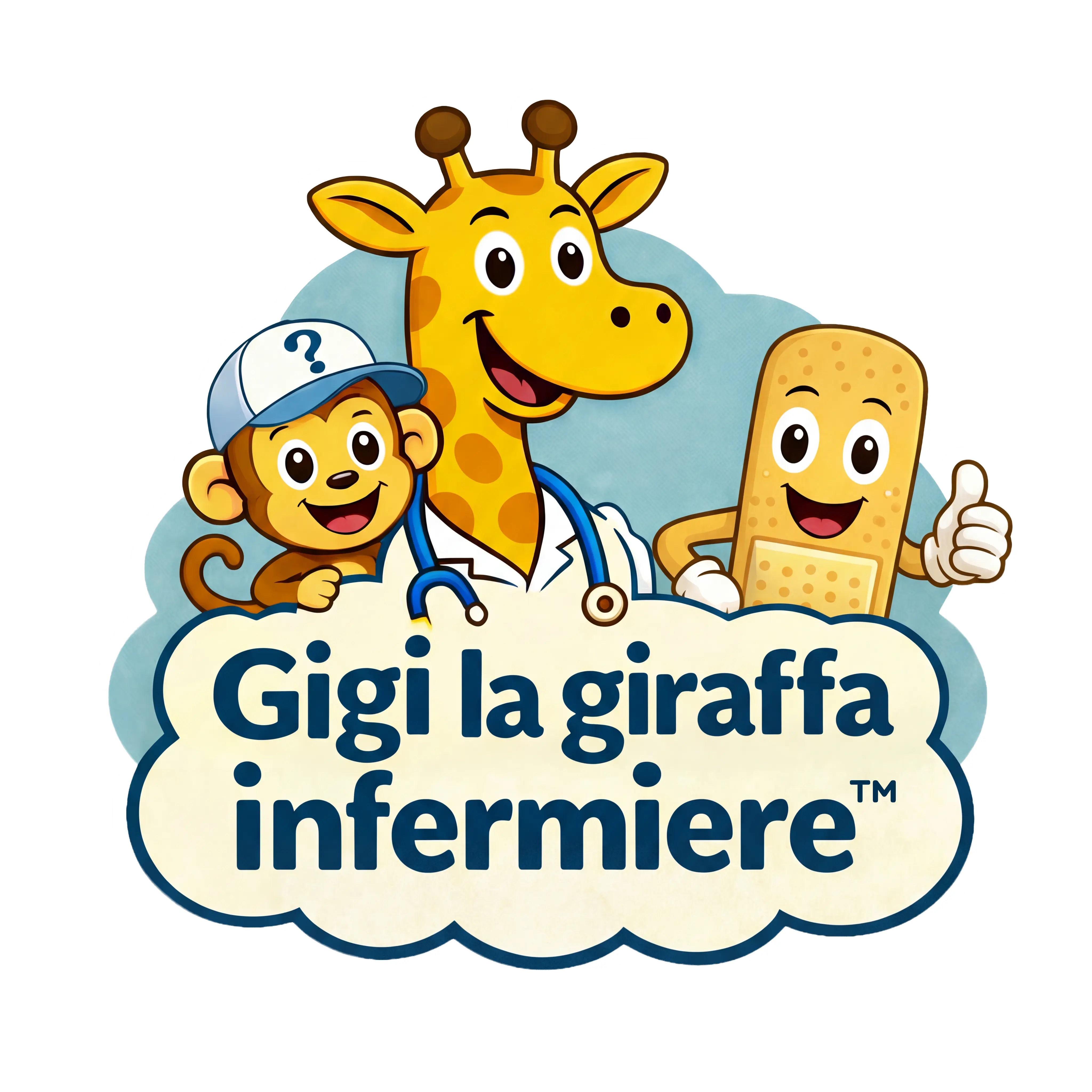 Logo Gigi la giraffa infermiere